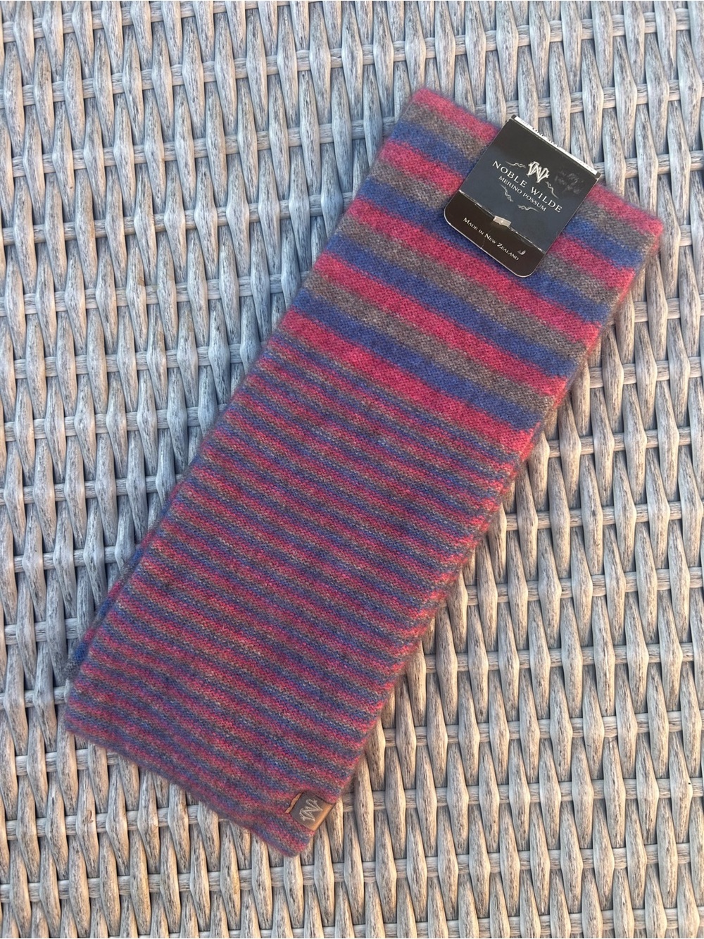 NWT New Zeland Merino Possum Scarf Noble Wilde